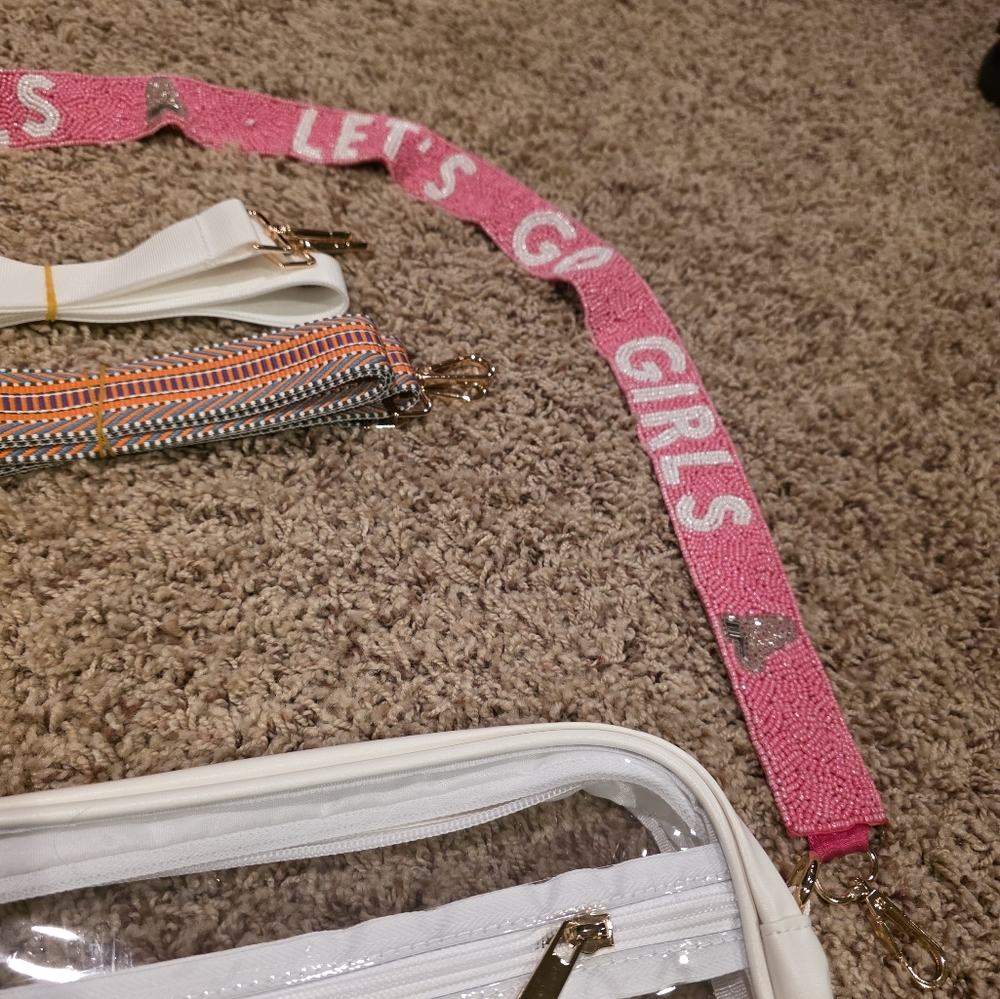 NWT Stadium Clear Crossbody Bag. Comes with 3 interchangeable straps. - Picture 7 of 7